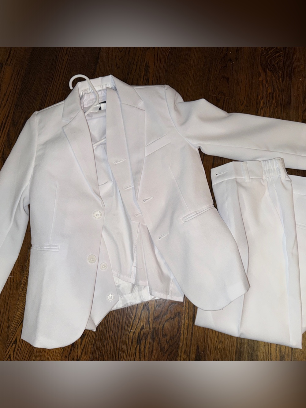 Boy’s size 5 - 4 Piece White Dress Suit